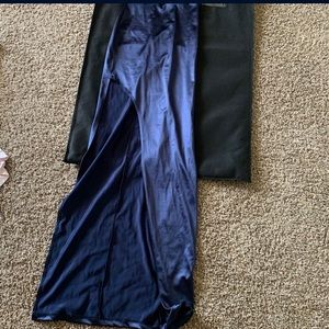 Navy blue dress size medium fits well never worn had since last February